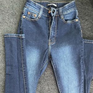 FashionNova Dark Wash Jeans